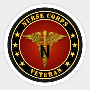 Nurse Corps Veteran Sticker